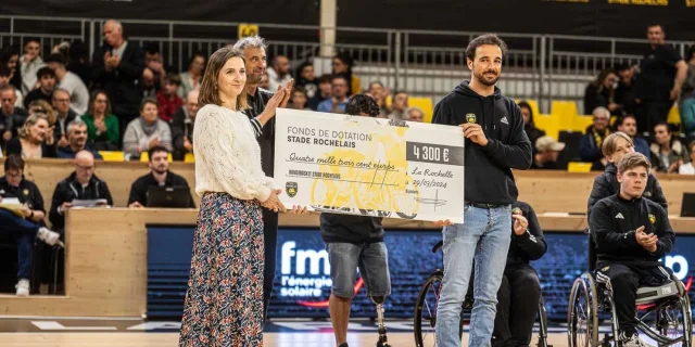 Handi-Basket stade rochelais remise de chèque