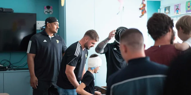 visite hôpital de la rochelle Stade Rochelais